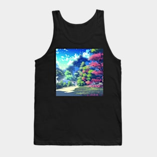 Anime Style Landscape Tank Top